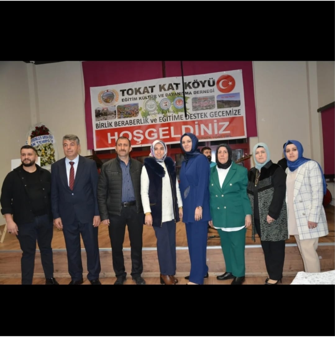 İGDER,TOKAT KAT KÖYÜ EĞİTİM KÜLTÜR VE DAYANIŞMA DERNEĞİNİN EĞİTİME DESTEK GECESİNE KATILDI